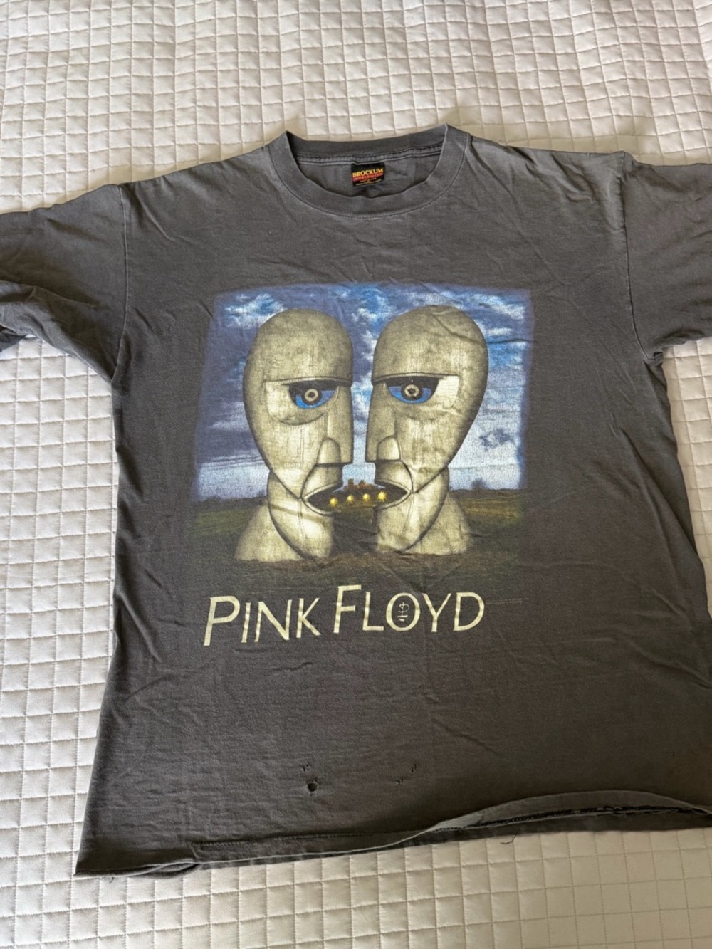 Vintage 1994 Pink Floyd Division Bell Tour T-Shirt Brockum XL Distressed